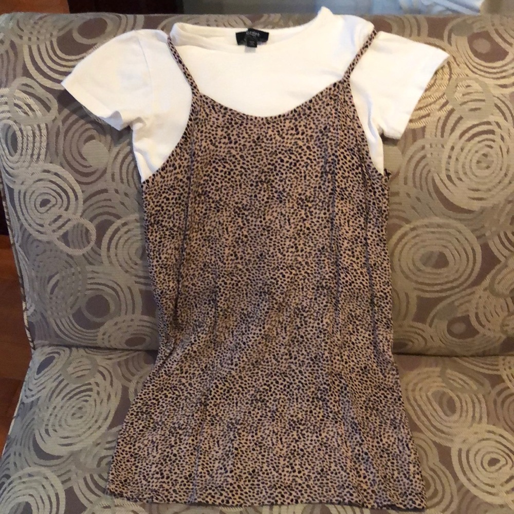 Bardot Junior Leopard slip dress